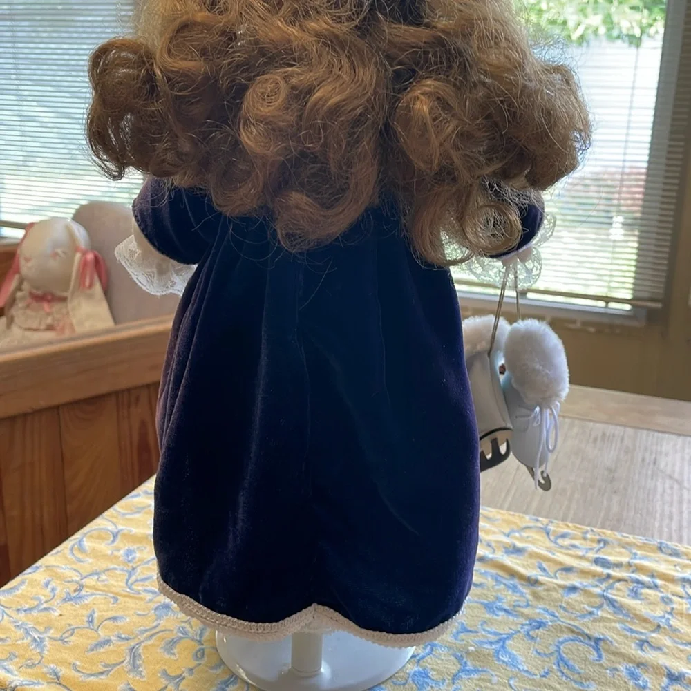 Avon Special Memories Skater with Ice Skates Doll Preloved